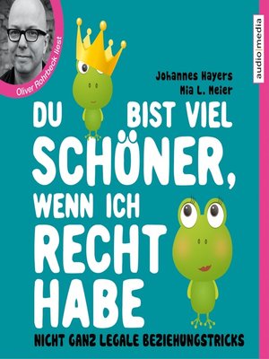 cover image of Du bist viel schöner, wenn ich Recht habe